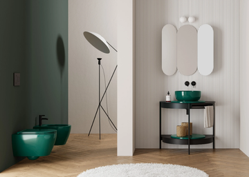 SESTO - Metal console sink by Scarabeo Ceramiche - view 3